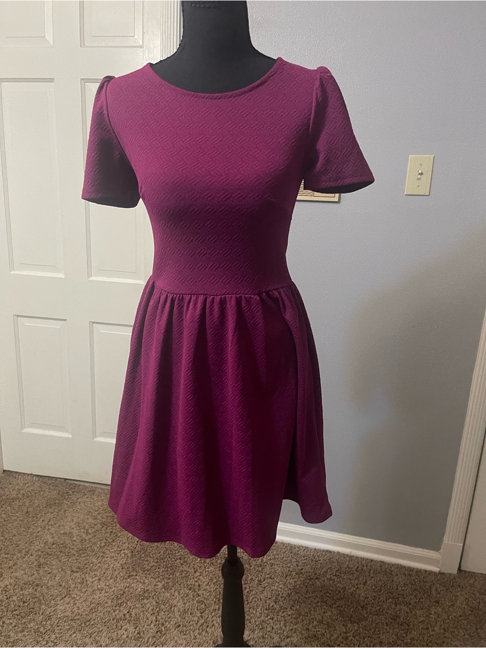 Forever 21 Plum skater dress